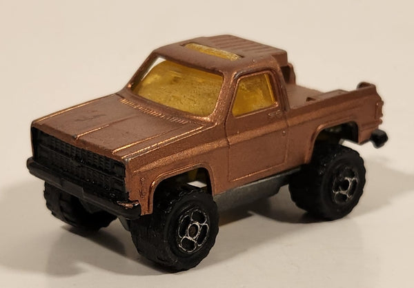 Majorette No. 291 & No. 228 Depanneuse Truck 4WD Copper Brown Die Cast Toy Car Vehicle