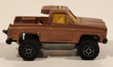 Majorette No. 291 & No. 228 Depanneuse Truck 4WD Copper Brown Die Cast Toy Car Vehicle