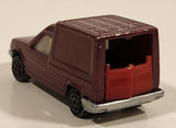 Vintage Majorette No. 233 Renault Express Painted Burgundy Purple 1: 53 Scale Die Cast Toy Car Vehicle with Opening Rear Doors