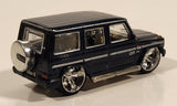 Maisto Custom Shop Collection Mercedes Benz G Class Metallic Dark Blue Die Cast Toy Car Vehicle with Rubber Tires