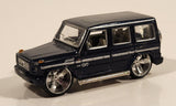 Maisto Custom Shop Collection Mercedes Benz G Class Metallic Dark Blue Die Cast Toy Car Vehicle with Rubber Tires