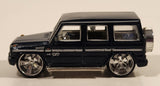 Maisto Custom Shop Collection Mercedes Benz G Class Metallic Dark Blue Die Cast Toy Car Vehicle with Rubber Tires