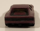 Matchbox Ferrari Testarossa Painted Burgundy Purple Die Cast Toy Car Vehicle