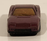 Matchbox Ferrari Testarossa Painted Burgundy Purple Die Cast Toy Car Vehicle