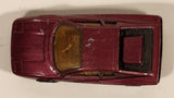 Matchbox Ferrari Testarossa Painted Burgundy Purple Die Cast Toy Car Vehicle