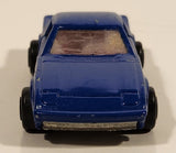 Majorette No. 257 Mazda RX7 1/56 Scale Painted Dark Blue Die Cast Toy Car Vehicle with Opening Doors