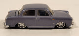 Maisto G Ridez 1967 VW 1500 Lavender Die Cast Toy Car Vehicle with Opening Trunk and Rubber Tires