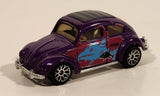 2001 Matchbox Wings 'n Water '62 VW Beetle Purple Die Cast Toy Car Vehicle