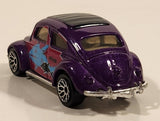 2001 Matchbox Wings 'n Water '62 VW Beetle Purple Die Cast Toy Car Vehicle