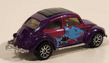 2001 Matchbox Wings 'n Water '62 VW Beetle Purple Die Cast Toy Car Vehicle