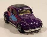 2001 Matchbox Wings 'n Water '62 VW Beetle Purple Die Cast Toy Car Vehicle
