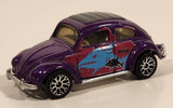 2001 Matchbox Wings 'n Water '62 VW Beetle Purple Die Cast Toy Car Vehicle