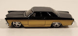 2005 Maisto G Ridez 1965 Buick Riviera Gold and Black Die Cast Toy Car Vehicle with Rubber Wheels