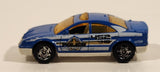 2002 Matchbox Rescue Chiefs Police Car 452 HQ Police Chief Blue Die Cast Toy Car Vehicle