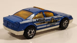 2002 Matchbox Rescue Chiefs Police Car 452 HQ Police Chief Blue Die Cast Toy Car Vehicle