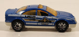 2002 Matchbox Rescue Chiefs Police Car 452 HQ Police Chief Blue Die Cast Toy Car Vehicle