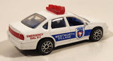2001 Matchbox Police Chevrolet Impala Police Westworth Village White Die Cast Toy Car Vehicle