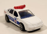 2001 Matchbox Police Chevrolet Impala Police Westworth Village White Die Cast Toy Car Vehicle