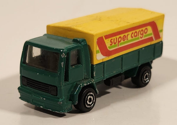 Vintage Majorette No. 241 - 245 Ford Truck Super Cargo Green and Yellow 1/100 Scale Die Cast Toy Car Vehicle