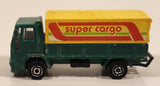 Vintage Majorette No. 241 - 245 Ford Truck Super Cargo Green and Yellow 1/100 Scale Die Cast Toy Car Vehicle