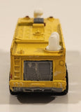 2001 Matchbox Fire Drenchers Airport Fire Tanker Truck Yellow Die Cast Toy Car Emergency Vehicle
