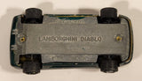 Vintage Majorette No. 219 Lamborghini Diablo Painted Green 1/58 Scale Die Cast Toy Car Vehicle
