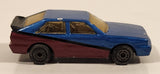 Matchbox Audi Quattro Painted Blue and Dark Red 1:58 Scale Die Cast Toy Car Vehicle