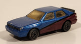 Matchbox Audi Quattro Painted Blue and Dark Red 1:58 Scale Die Cast Toy Car Vehicle