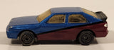 Matchbox Audi Quattro Painted Blue and Dark Red 1:58 Scale Die Cast Toy Car Vehicle