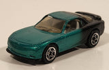 1997 Matchbox Mazda RX-7 Green and Black Die Cast Toy Car Vehicle