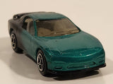 1997 Matchbox Mazda RX-7 Green and Black Die Cast Toy Car Vehicle