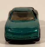 1997 Matchbox Mazda RX-7 Green and Black Die Cast Toy Car Vehicle