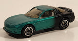 1997 Matchbox Mazda RX-7 Green and Black Die Cast Toy Car Vehicle