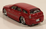 2005 Maisto Playerz Dodge Magnum RT Station Wagon Red Die Cast Toy Car Vehicle with Rubber Tires