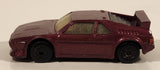 Matchbox BMW M1 Painted Burgundy Red Die Cast Toy Car Vehicle