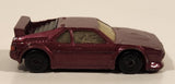 Matchbox BMW M1 Painted Burgundy Red Die Cast Toy Car Vehicle