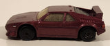 Matchbox BMW M1 Painted Burgundy Red Die Cast Toy Car Vehicle