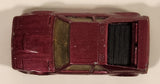 Matchbox BMW M1 Painted Burgundy Red Die Cast Toy Car Vehicle
