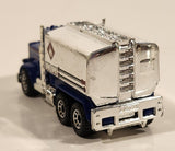 1999 Matchbox Airways Peterbilt Tanker Truck Blue Die Cast Toy Car Airport Fuel Transport Vehicle