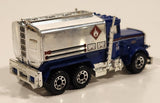 1999 Matchbox Airways Peterbilt Tanker Truck Blue Die Cast Toy Car Airport Fuel Transport Vehicle