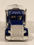 1999 Matchbox Airways Peterbilt Tanker Truck Blue Die Cast Toy Car Airport Fuel Transport Vehicle