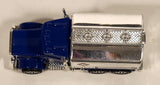 1999 Matchbox Airways Peterbilt Tanker Truck Blue Die Cast Toy Car Airport Fuel Transport Vehicle