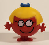 2019 McDonald's THOIP Mr. Men & Little Miss Little Miss Contrary 2 3/4" Tall Plastic Toy Figure