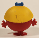 2019 McDonald's THOIP Mr. Men & Little Miss Little Miss Contrary 2 3/4" Tall Plastic Toy Figure