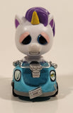 2019 Jazwares Feisty Pets Reckless Racer Glenda Glitterpoop The Unicorn 2 1/2" Long Toy Car Vehicle