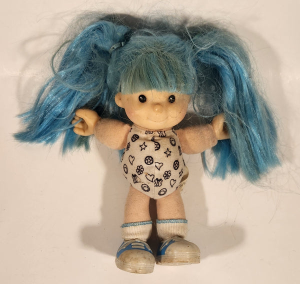 2000 Mattel Fisher Price Color Me Cuties Bailey Blue 8" Stuffed Toy Doll