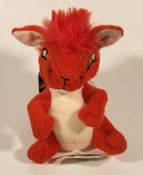 2005 McDonald's Neopets Red Kyrii 4" Clip On Stuffed Plush Toy