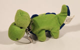 Green and Blue Dinosaur 5" Stuffed Plush Toy Key Chain