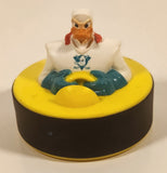 1997 McDonald's Disney The Mighty Ducks Puck Shaped Yellow 2 1/4" Tall Toy Figure