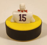 1997 McDonald's Disney The Mighty Ducks Puck Shaped Yellow 2 1/4" Tall Toy Figure